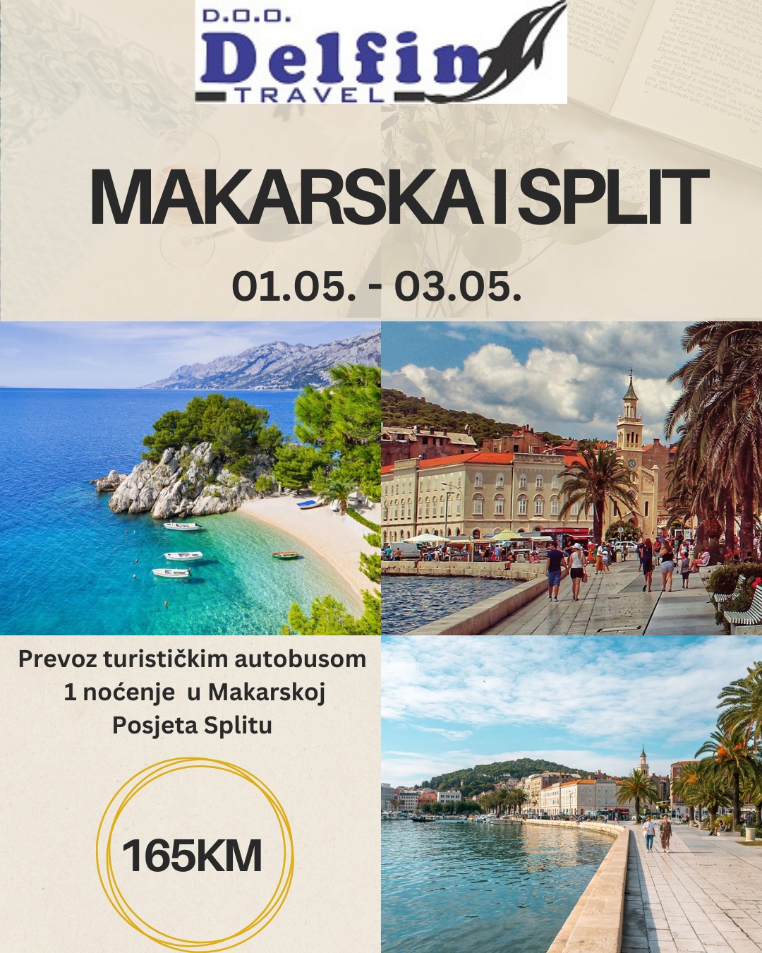 PRVI MAJ U DALMACIJI – MAKARSKA I SPLIT – 2025