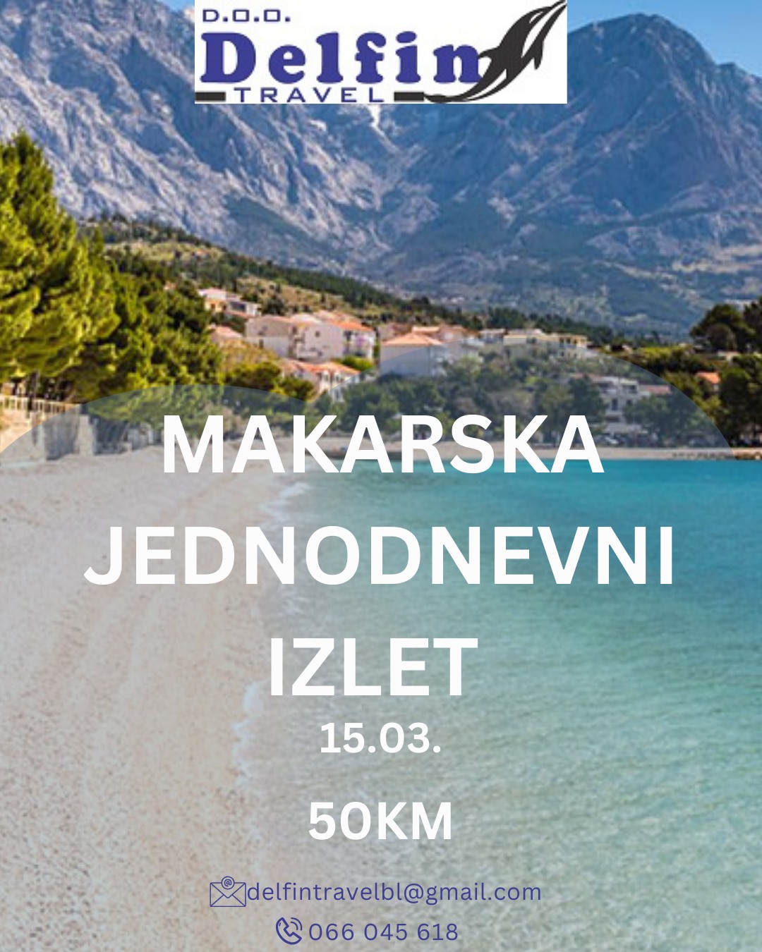 MAKARSKA – JEDNODNEVNI IZLET – MART 2025